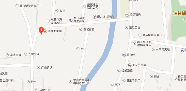 东莞华方仕激光刀模有限公司地图